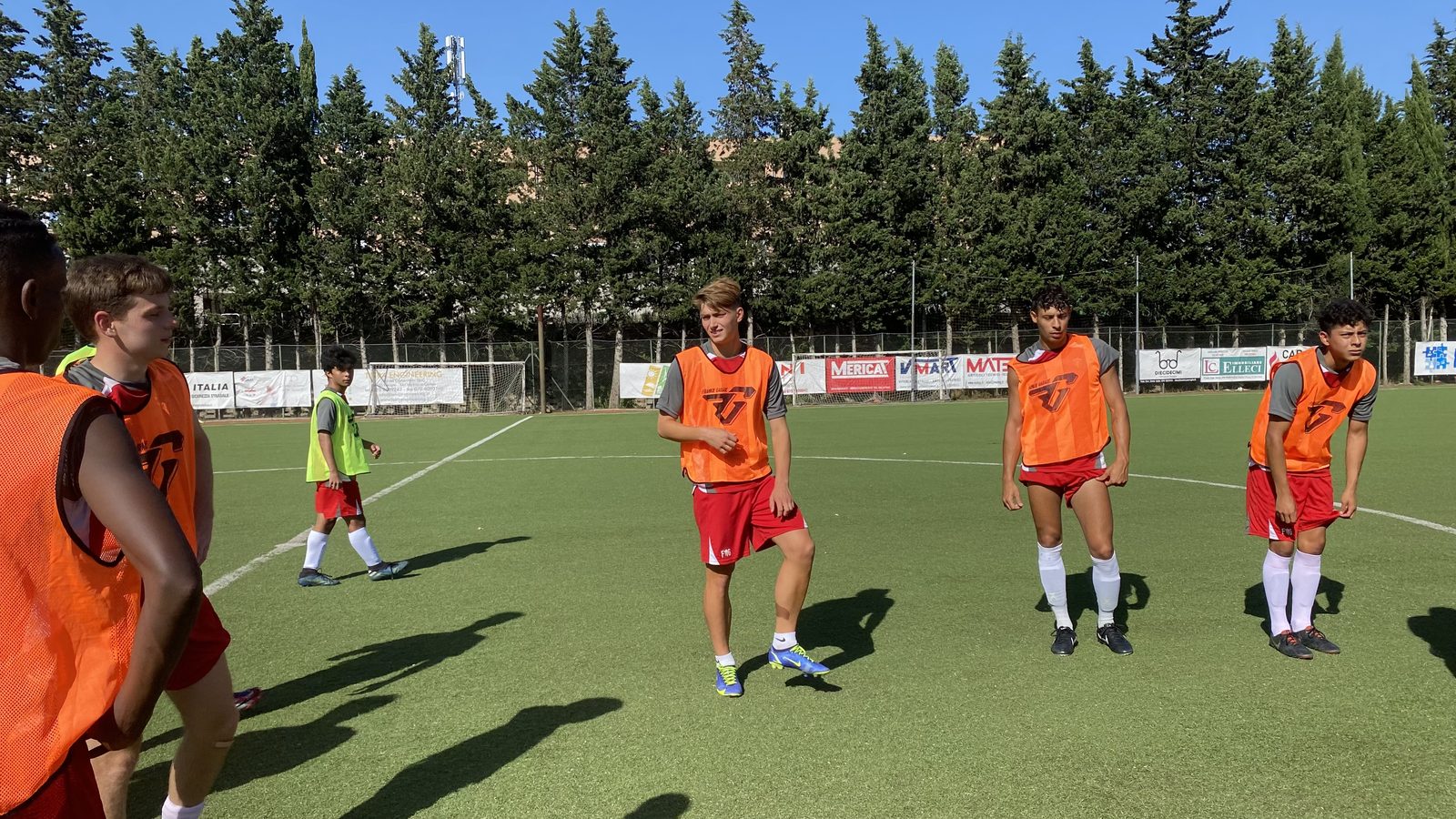 Sesión de entrenamiento técnico en las instalaciones de San Sisto